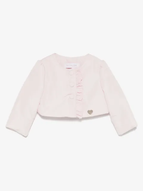 Monnalisa ruffle-detail jacket