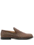 JW Anderson crystal-embellished loafers - Brown