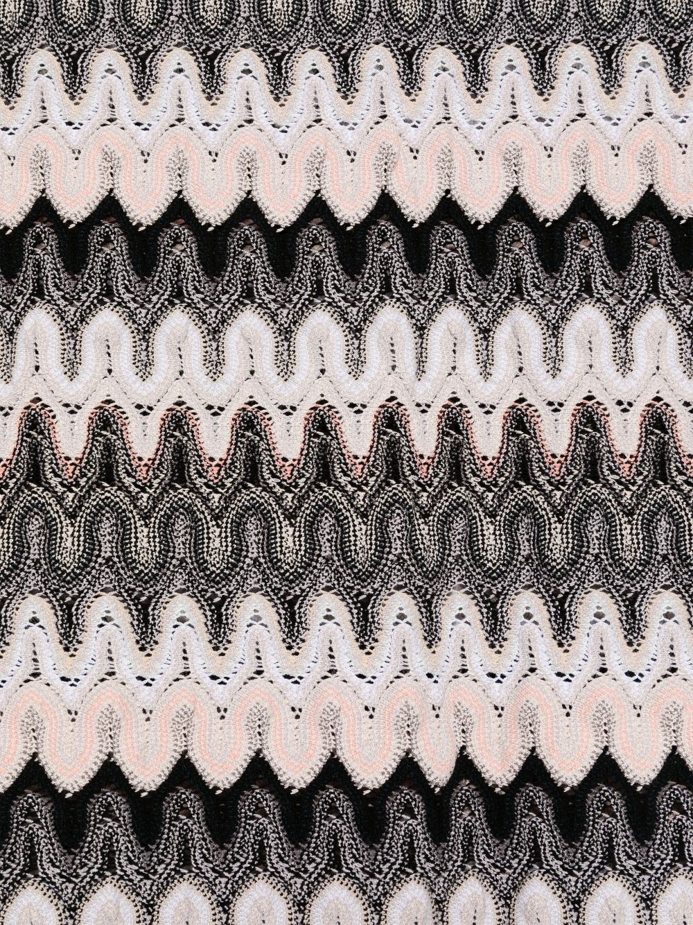 Missoni Sjaal met zigzag patroon - Zwart