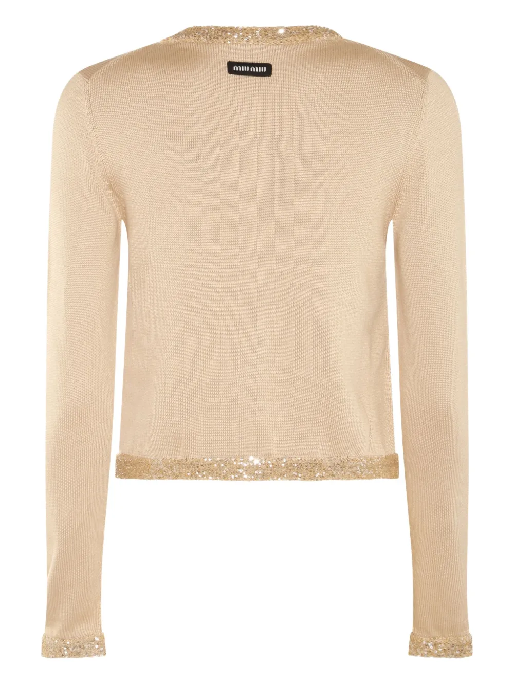 Miu Miu sequinned cropped cardigan | Cardigans | Image 2