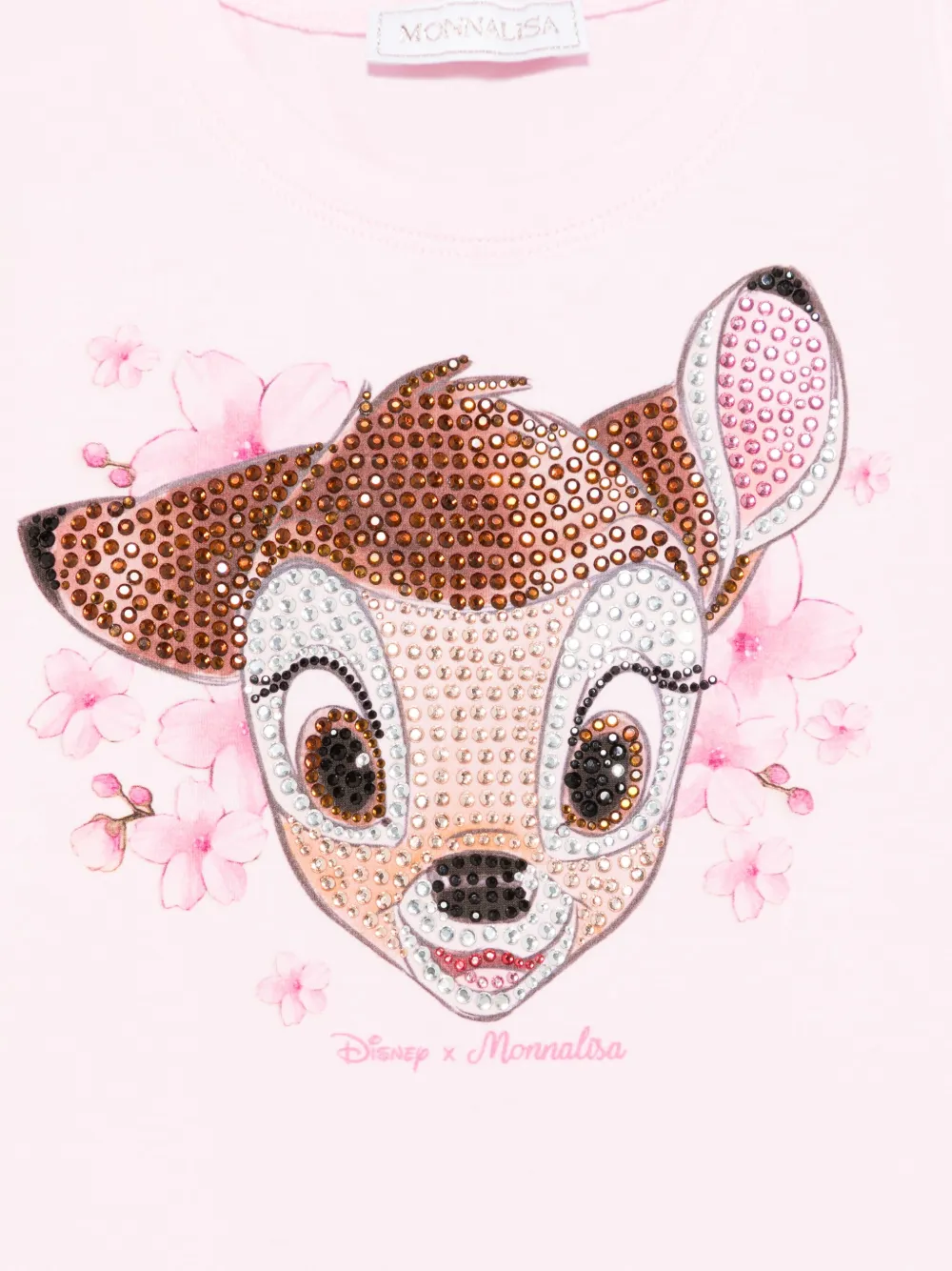 Monnalisa x Disney T-shirt met print Roze