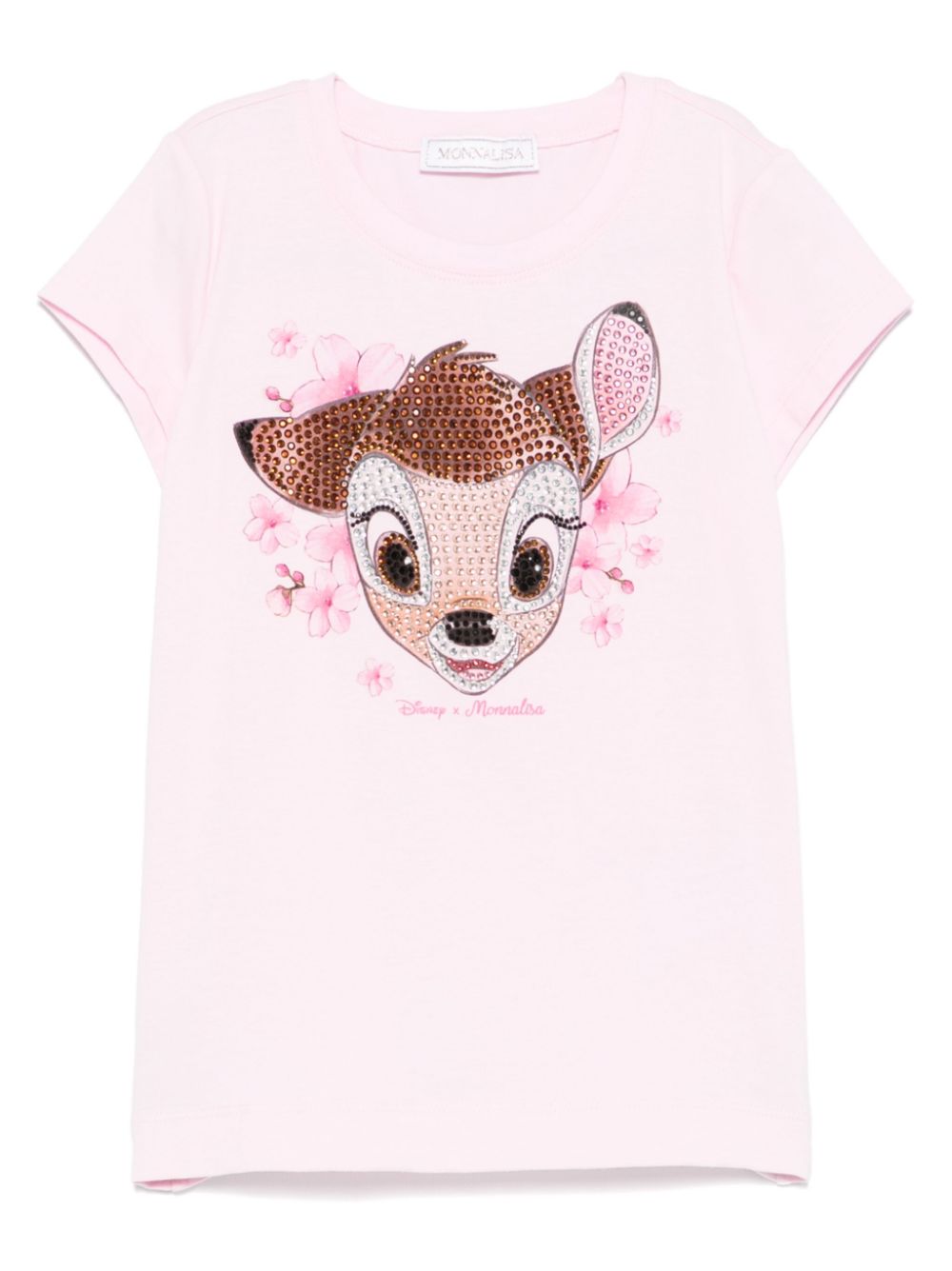 Monnalisa x Disney T-shirt met print Roze