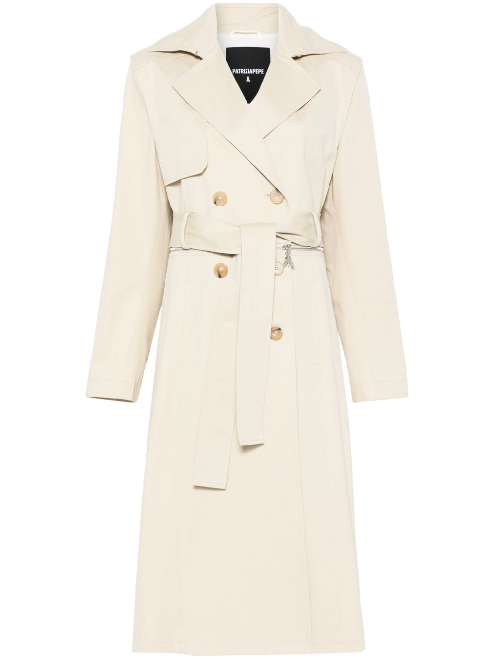 Patrizia Pepe zip-up trench...