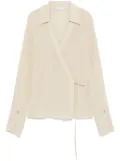 Patrizia Pepe wrap blouse - Neutrals