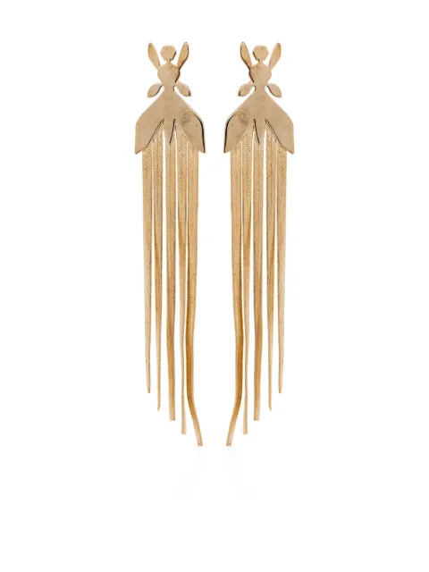 Patrizia Pepe Fly-motif drop earrings