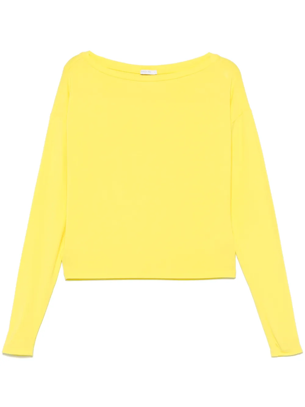 Patrizia Pepe boat-neck top - Yellow