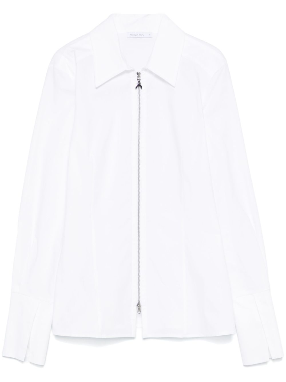 Patrizia Pepe zip shirt Wit