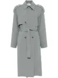 Patrizia Pepe twill trench coats - Grey