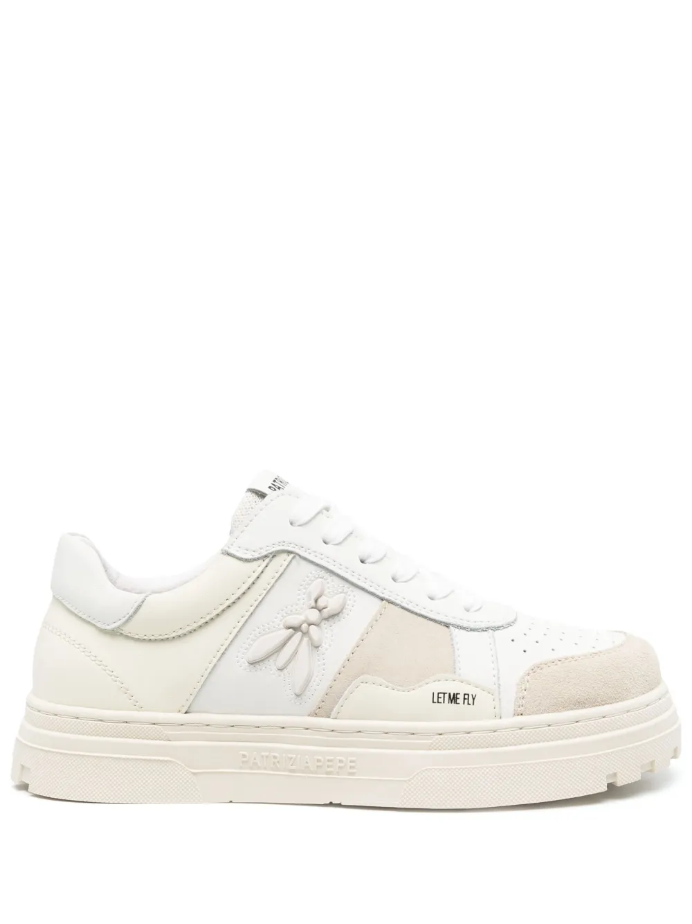 Patrizia Pepe leather sneakers Wit