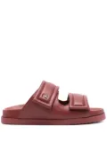 Patrizia Pepe leather sandals - Red