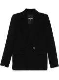 Patrizia Pepe side-slits blazer - Black