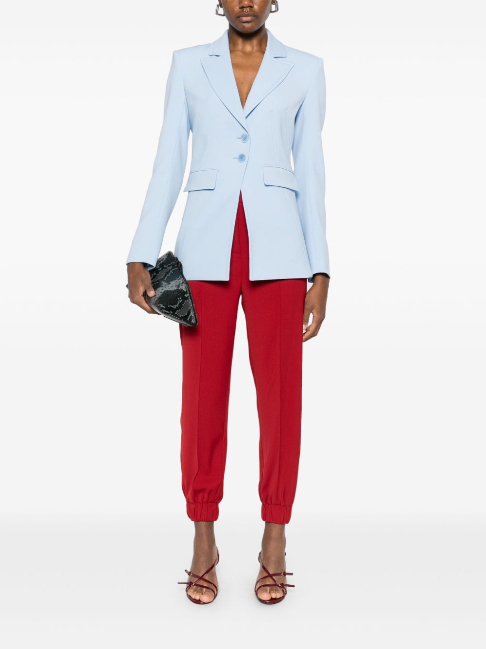 Patrizia Pepe tapered trousers - Rood