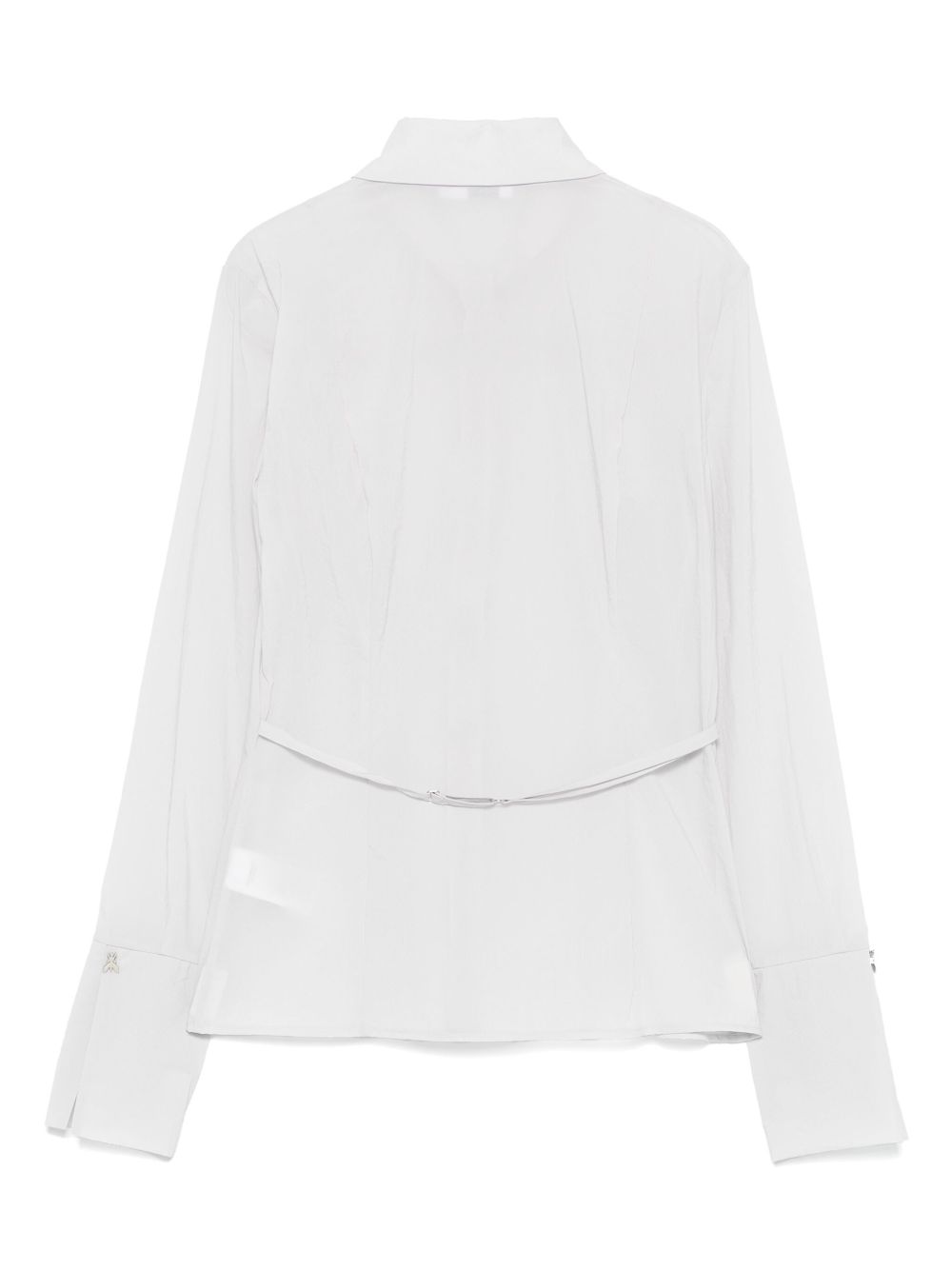 Patrizia Pepe Organza blouse - Grijs