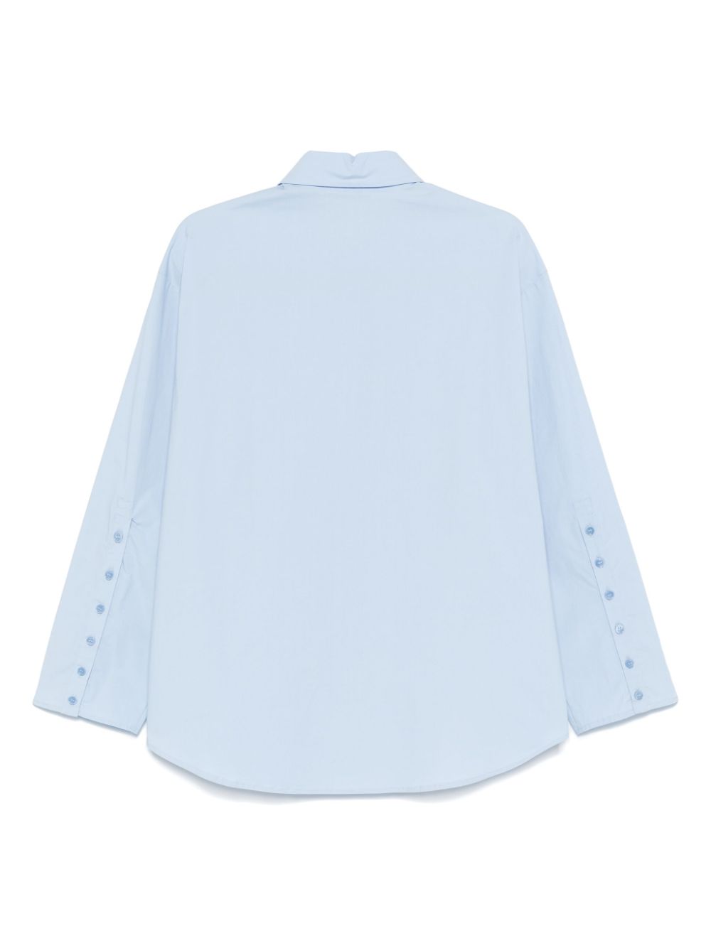 Patrizia Pepe strap-detail shirt - CA38 Shirting Sky