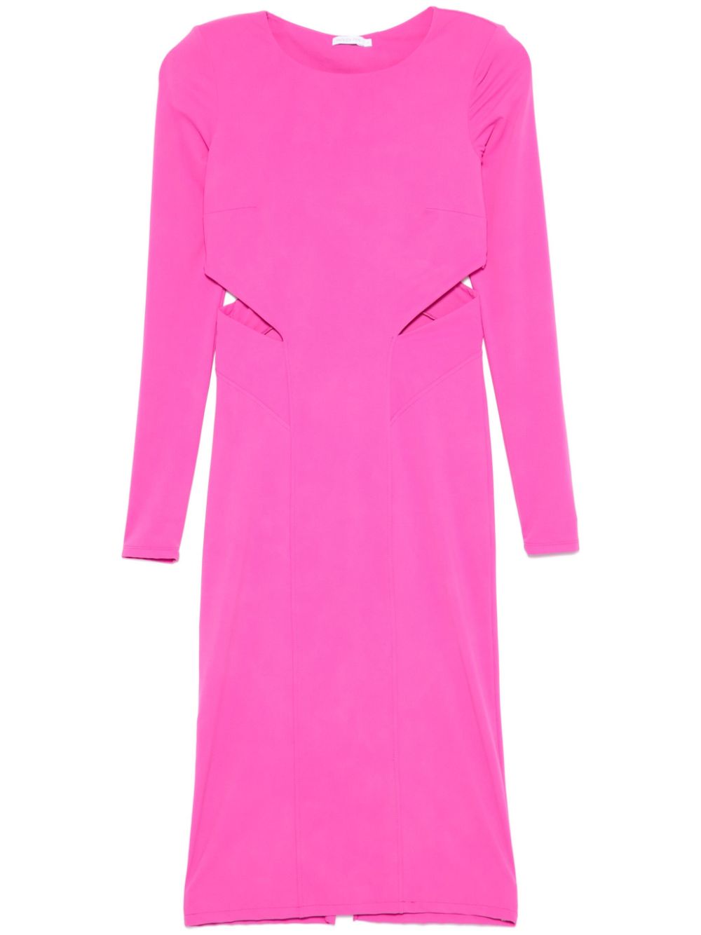 Patrizia Pepe cut-out midi dress - Pink