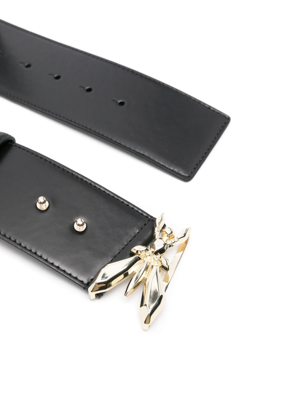 Patrizia Pepe leather belt - Zwart