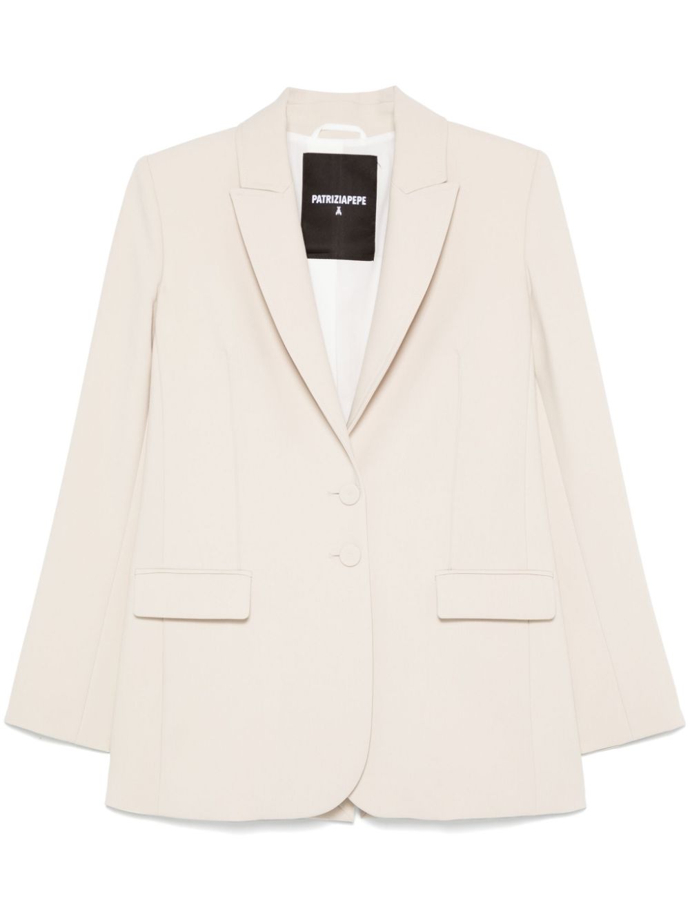 Patrizia Pepe Blazer met patroon Beige