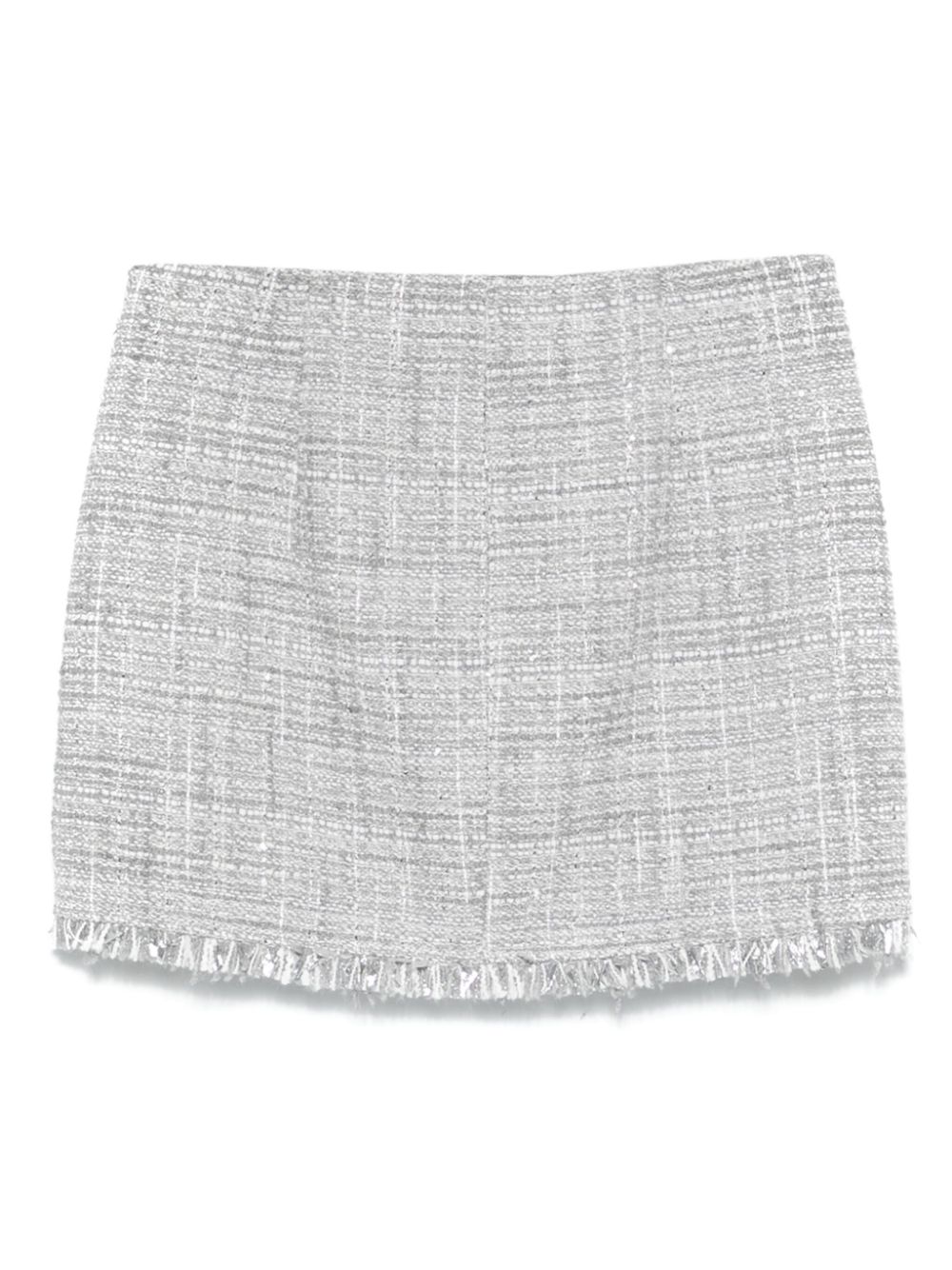 Patrizia Pepe tweed mini skirt - Grijs