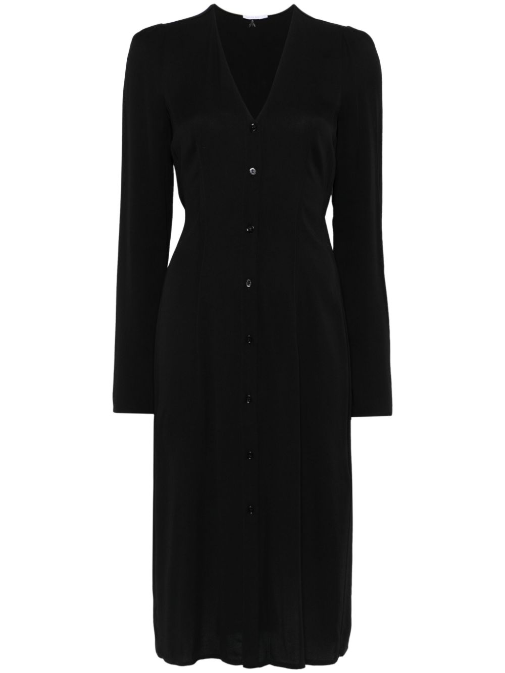 Patrizia Pepe crepe midi dress - Black