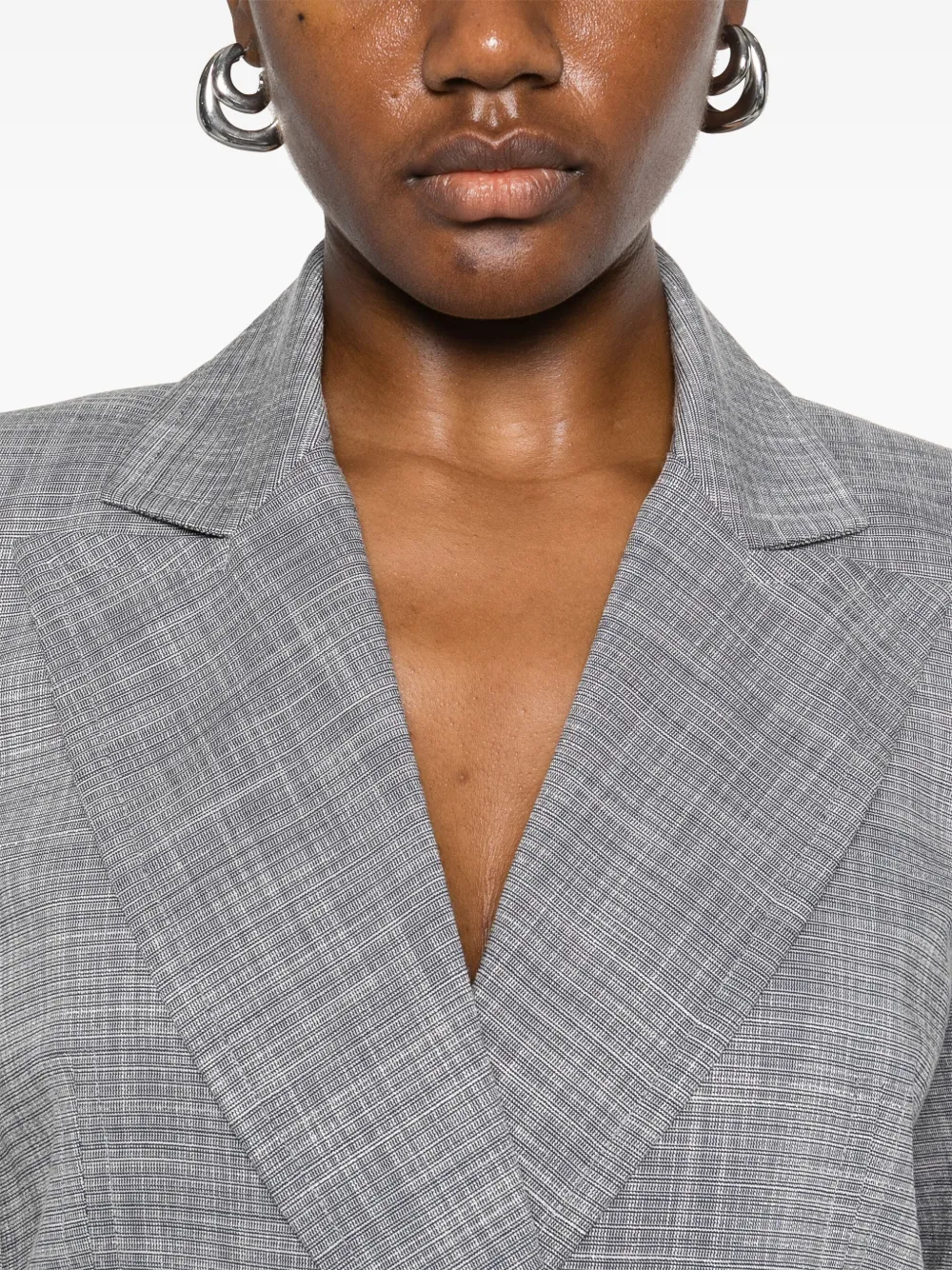 PATRIZIA PEPE CHECKED BLAZER