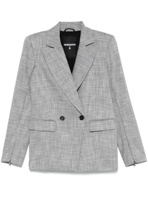 Patrizia Pepe checked blazer