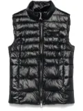 Patrizia Pepe logo-patch gilet - Black