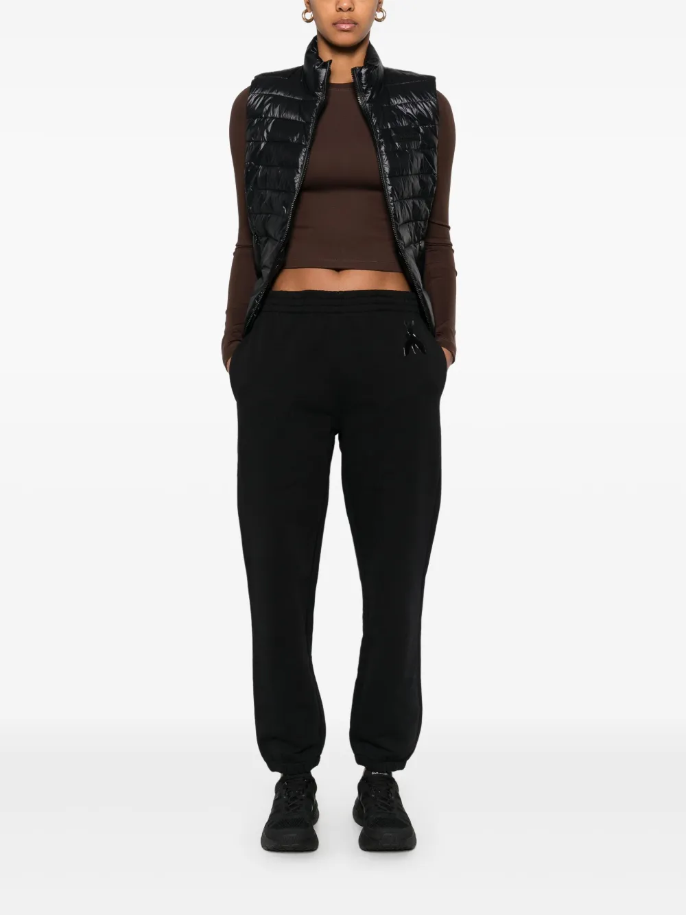 PATRIZIA PEPE LOGO-PATCH GILET