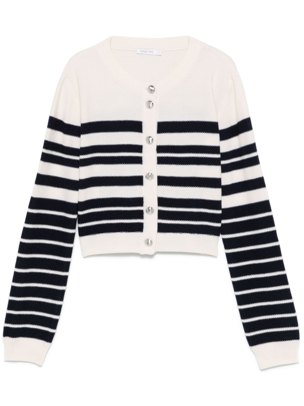 striped cardigan