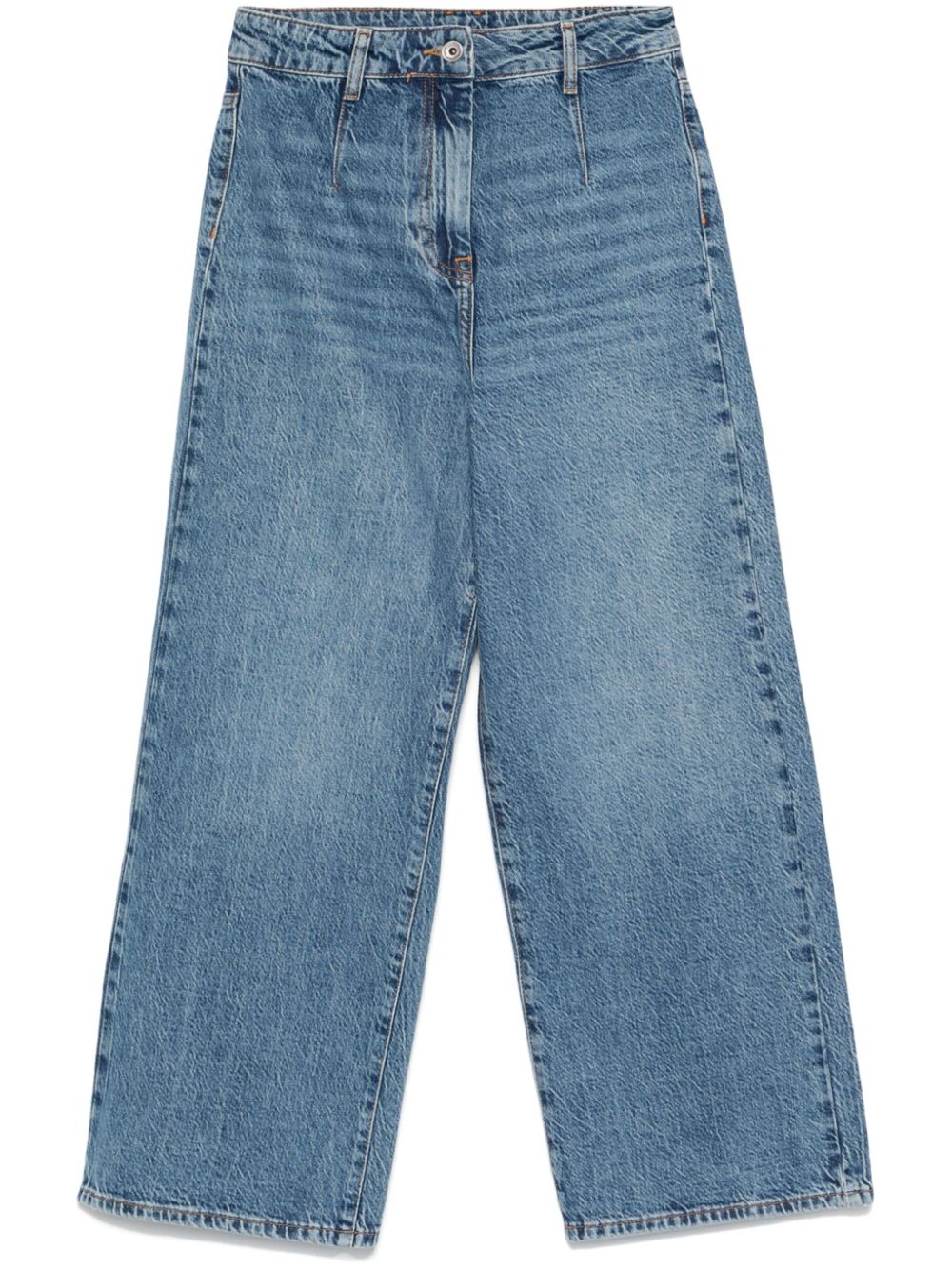 straight-leg jeans