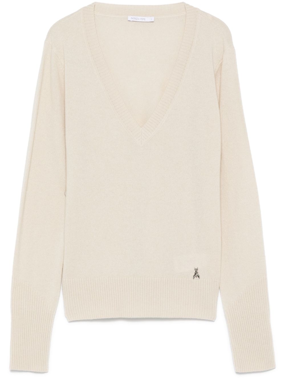 cashmere V-neck sweater