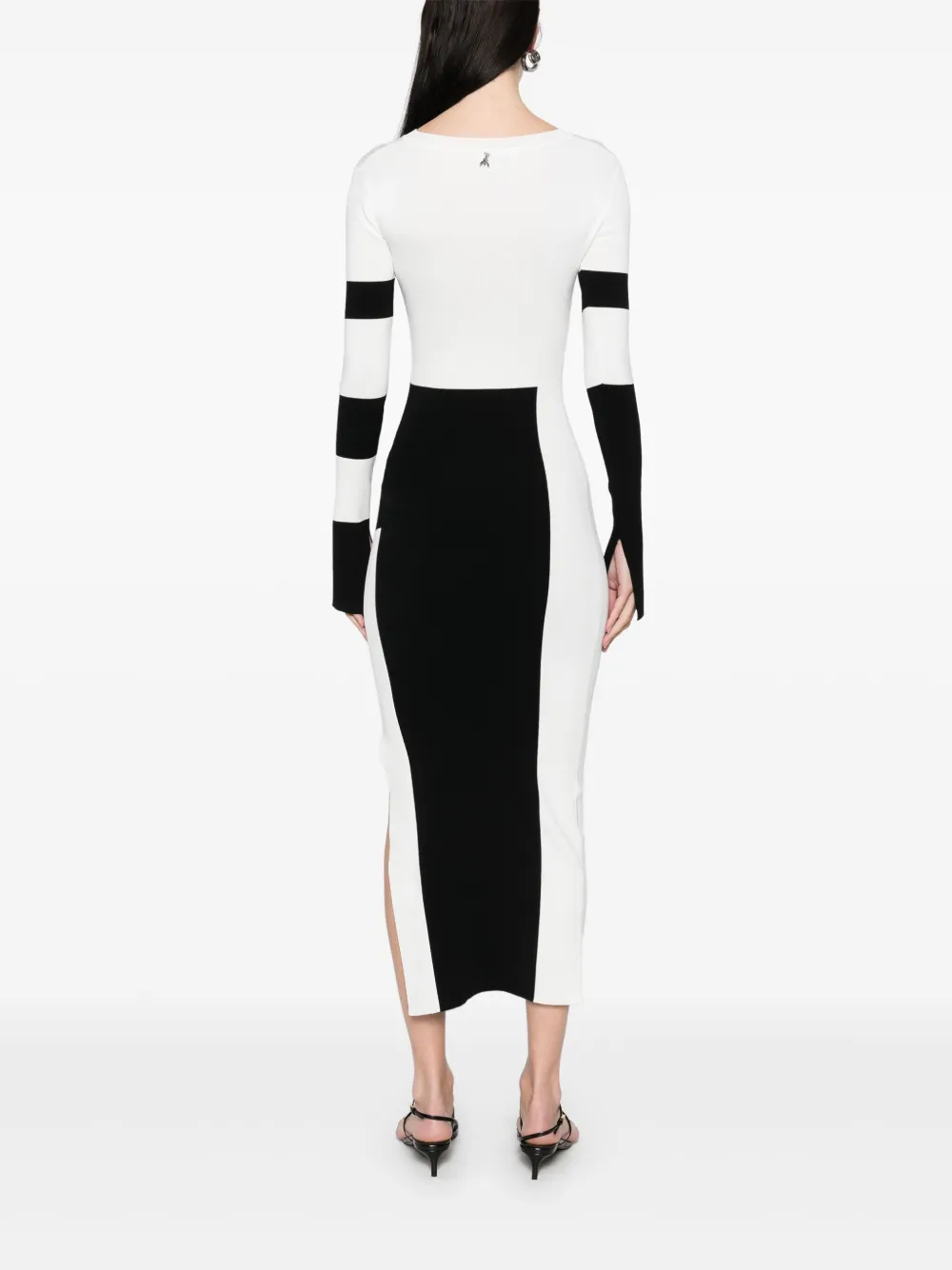 PATRIZIA PEPE COLOUR-BLOCK MIDI DRESS 