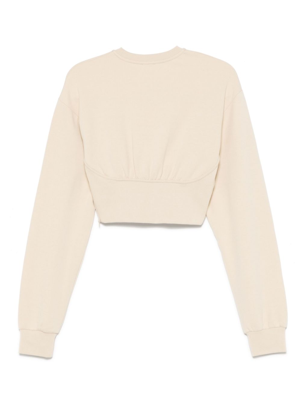 Patrizia Pepe cropped sweatshirt - Beige