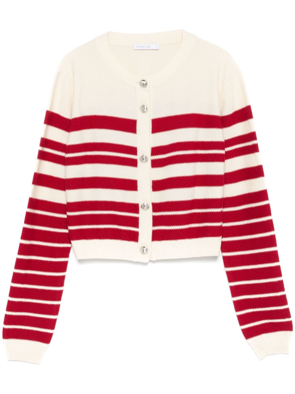 striped cardigan