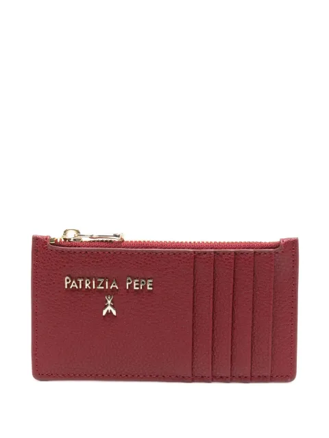 Patrizia Pepe logo-plaque zip-up card holder
