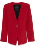 Patrizia Pepe Fly-motif blazer - Red