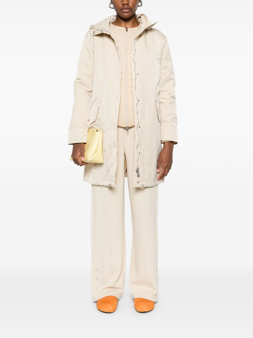 Patrizia Pepe raised-seam track trousers - Neutrals