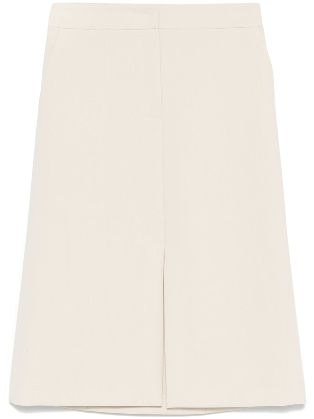 Patrizia Pepe flared midi skirt Beige