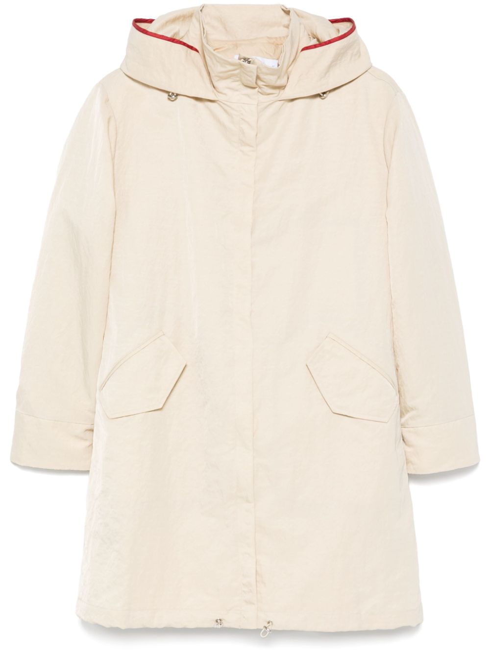 hooded parka coat