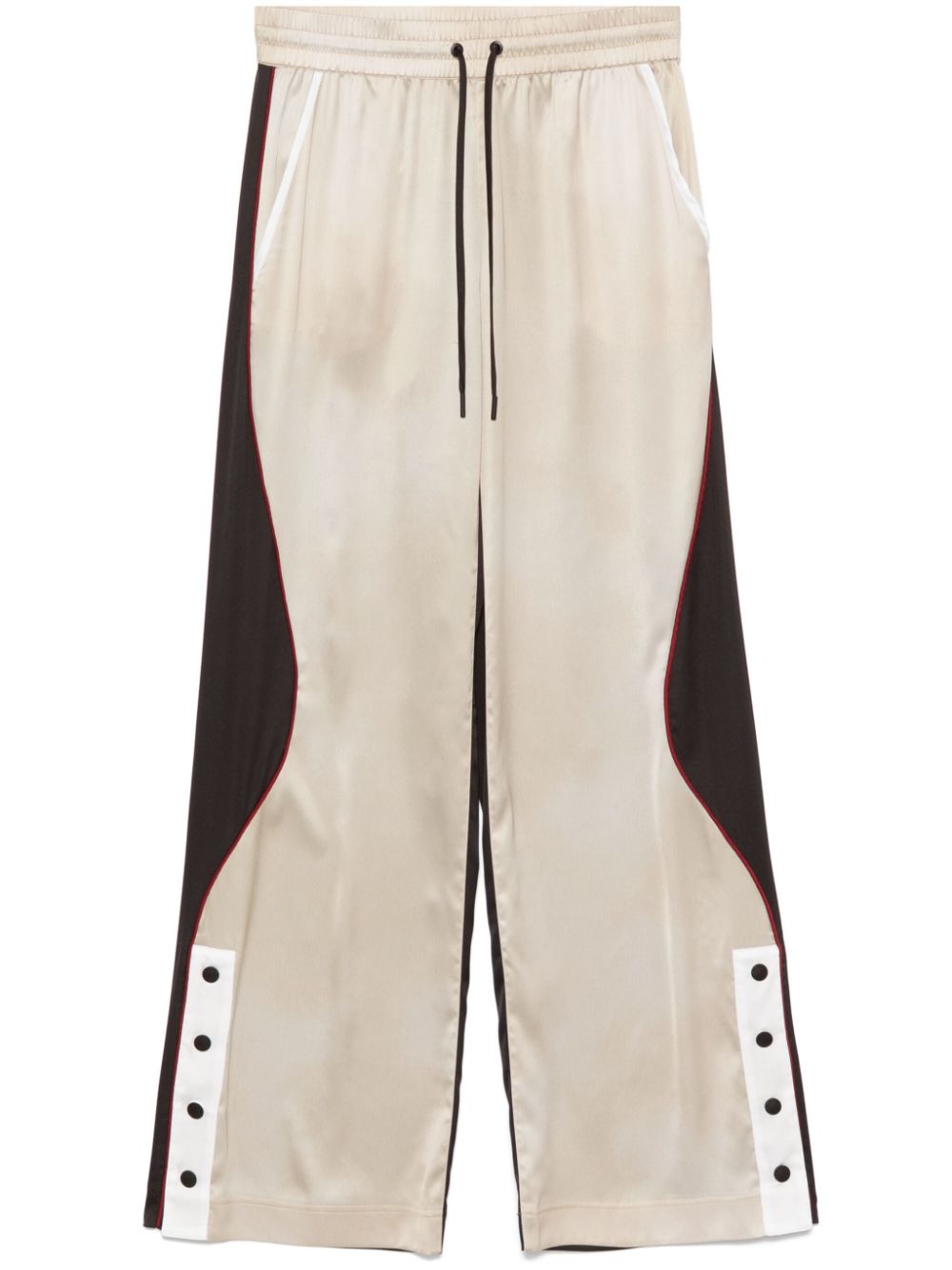 Patrizia Pepe panelled track pants - Neutrals