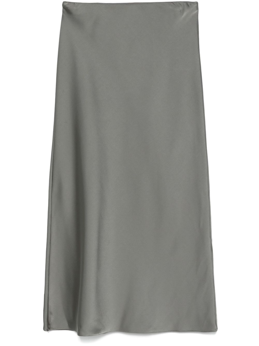 satin midi skirt