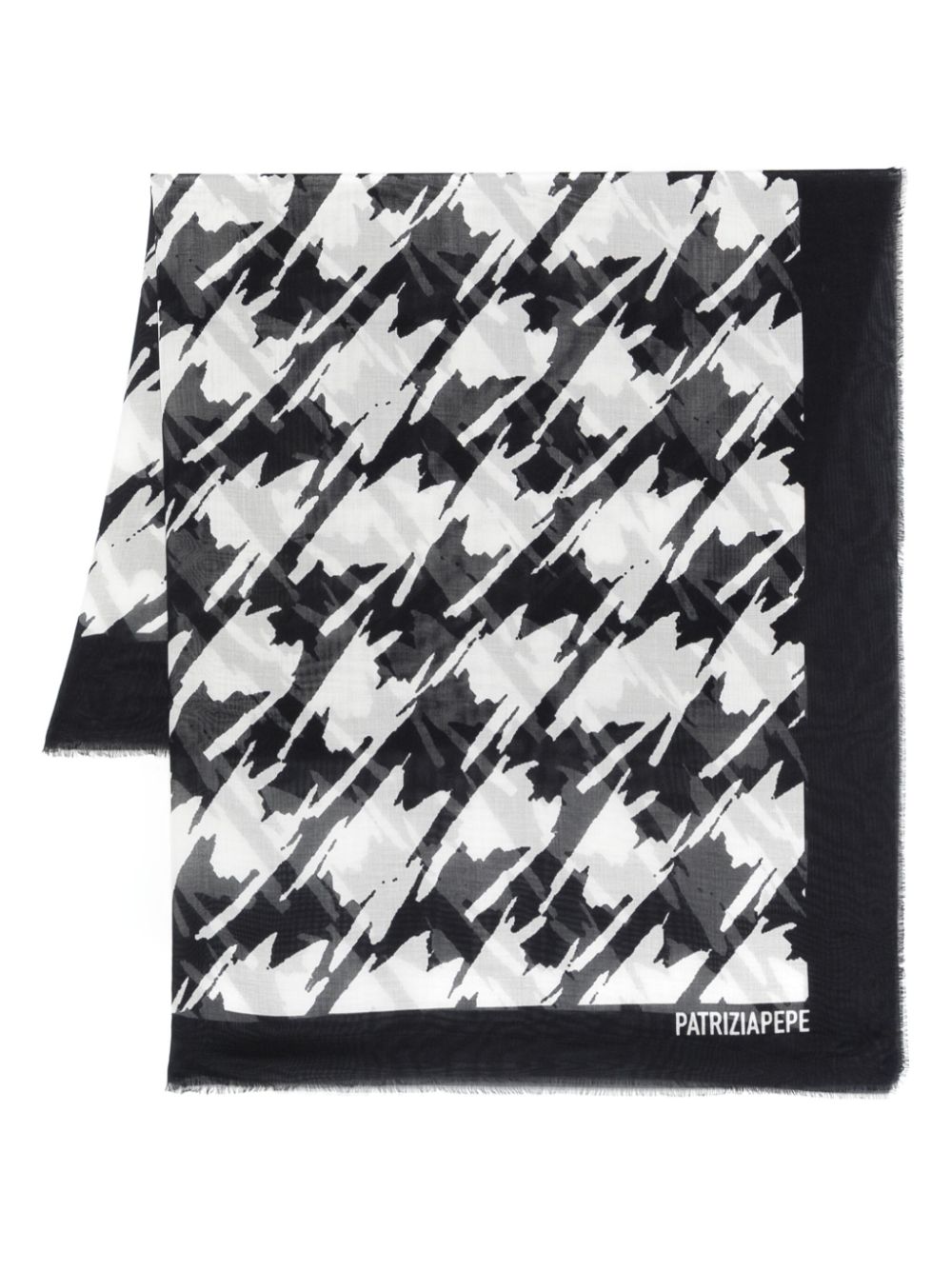 abstract-print scarf