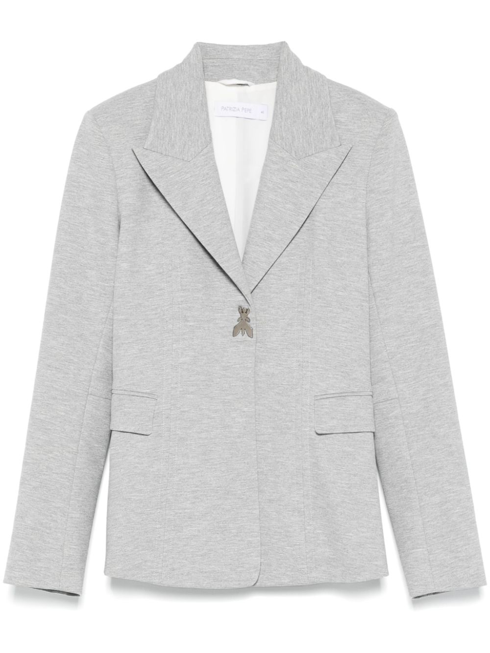 Patrizia Pepe Blazer met gemêleerd effect Grijs