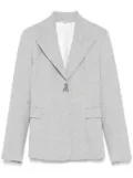 Patrizia Pepe mélange-effect blazer - Grey