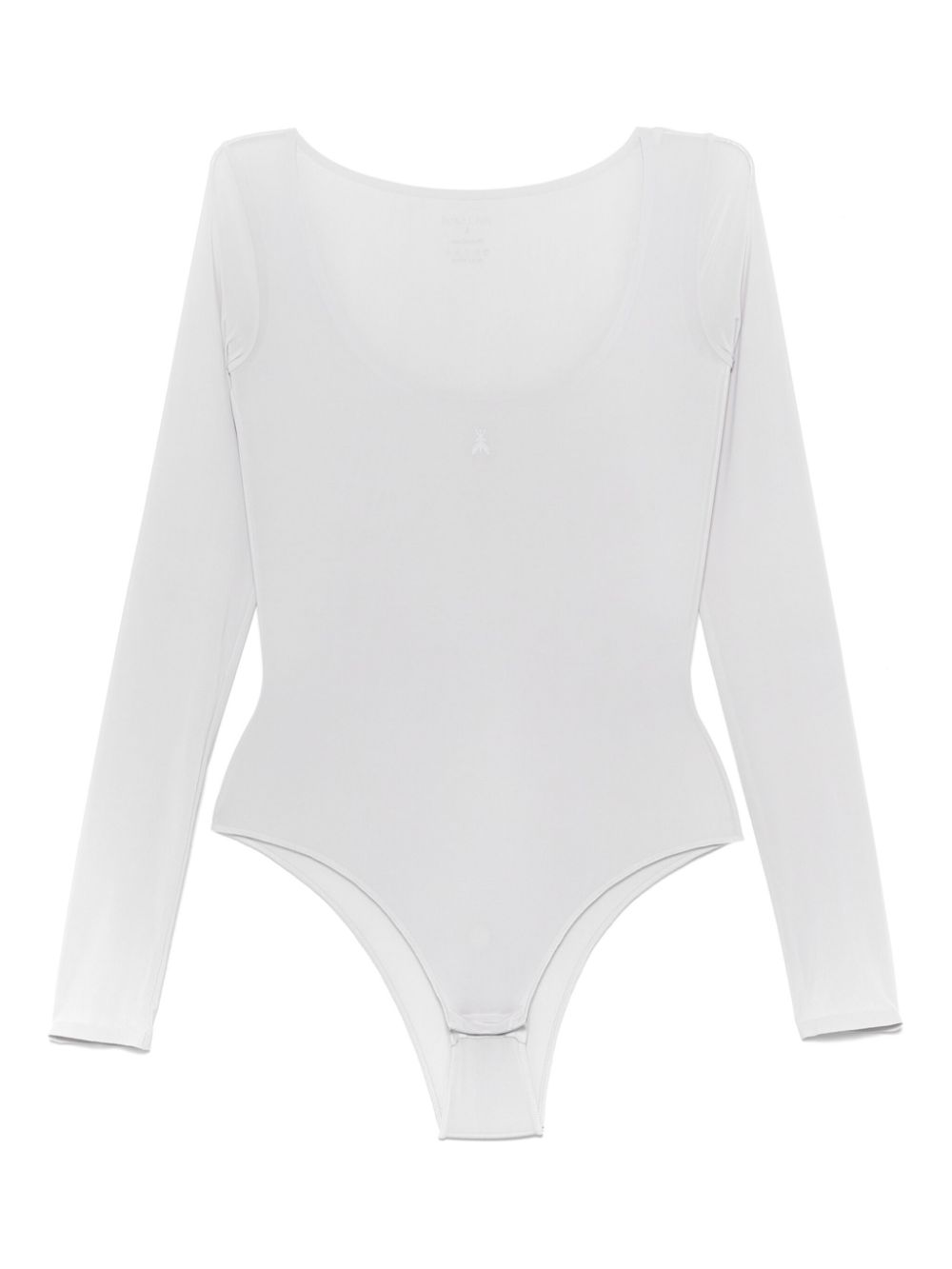 Patrizia Pepe Fly-motif bodysuit - Grey