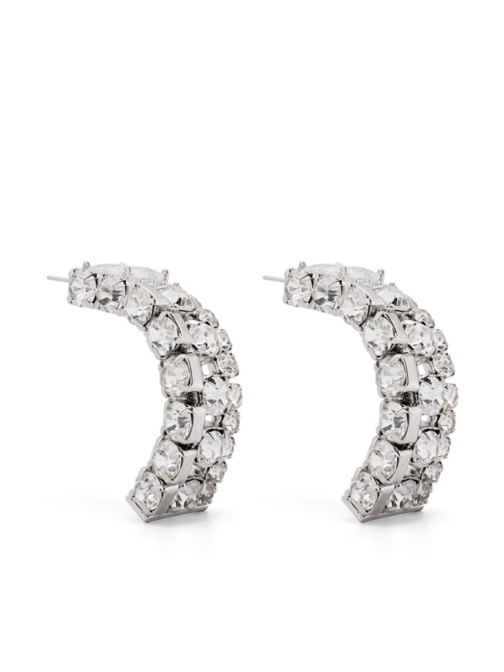 crystal-embellished earrings