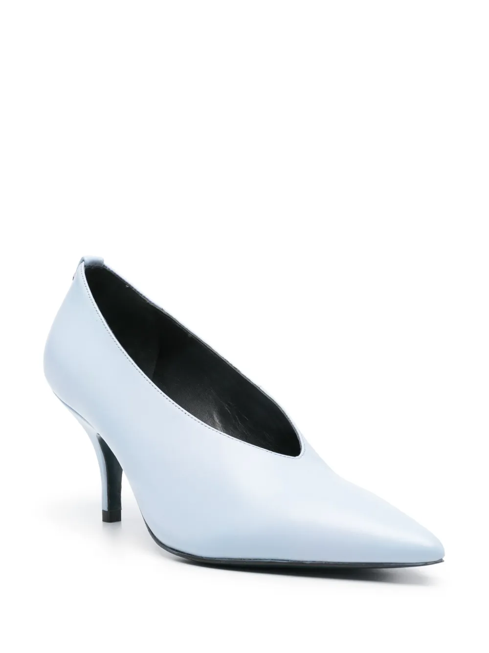 Patrizia Pepe 70mm leather pumps - Blauw