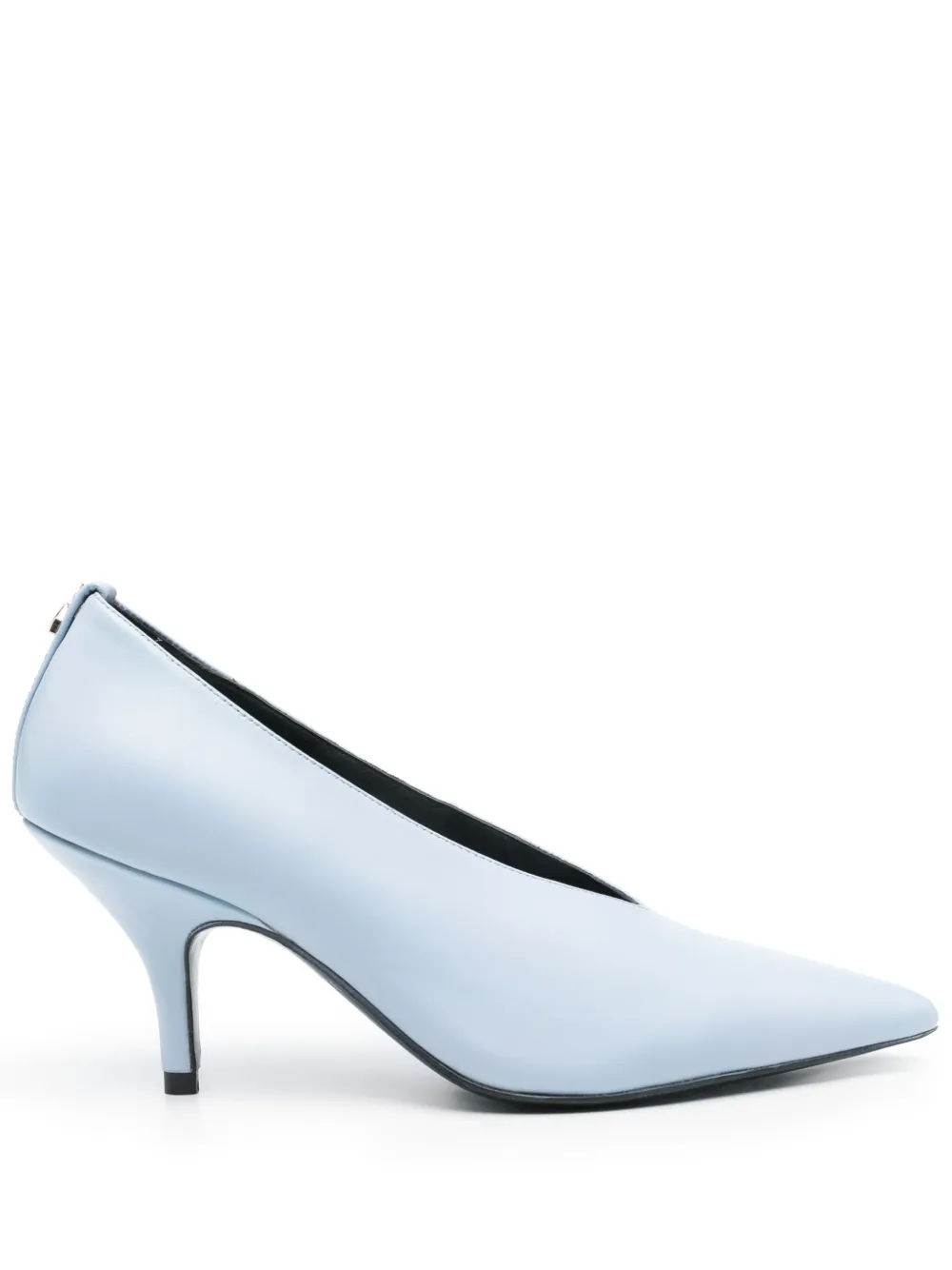 Patrizia Pepe 70mm leather pumps Blue