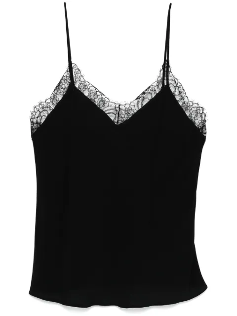 Patrizia Pepe lace-trim tank top