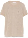 Patrizia Pepe knitted T-shirt - Brown