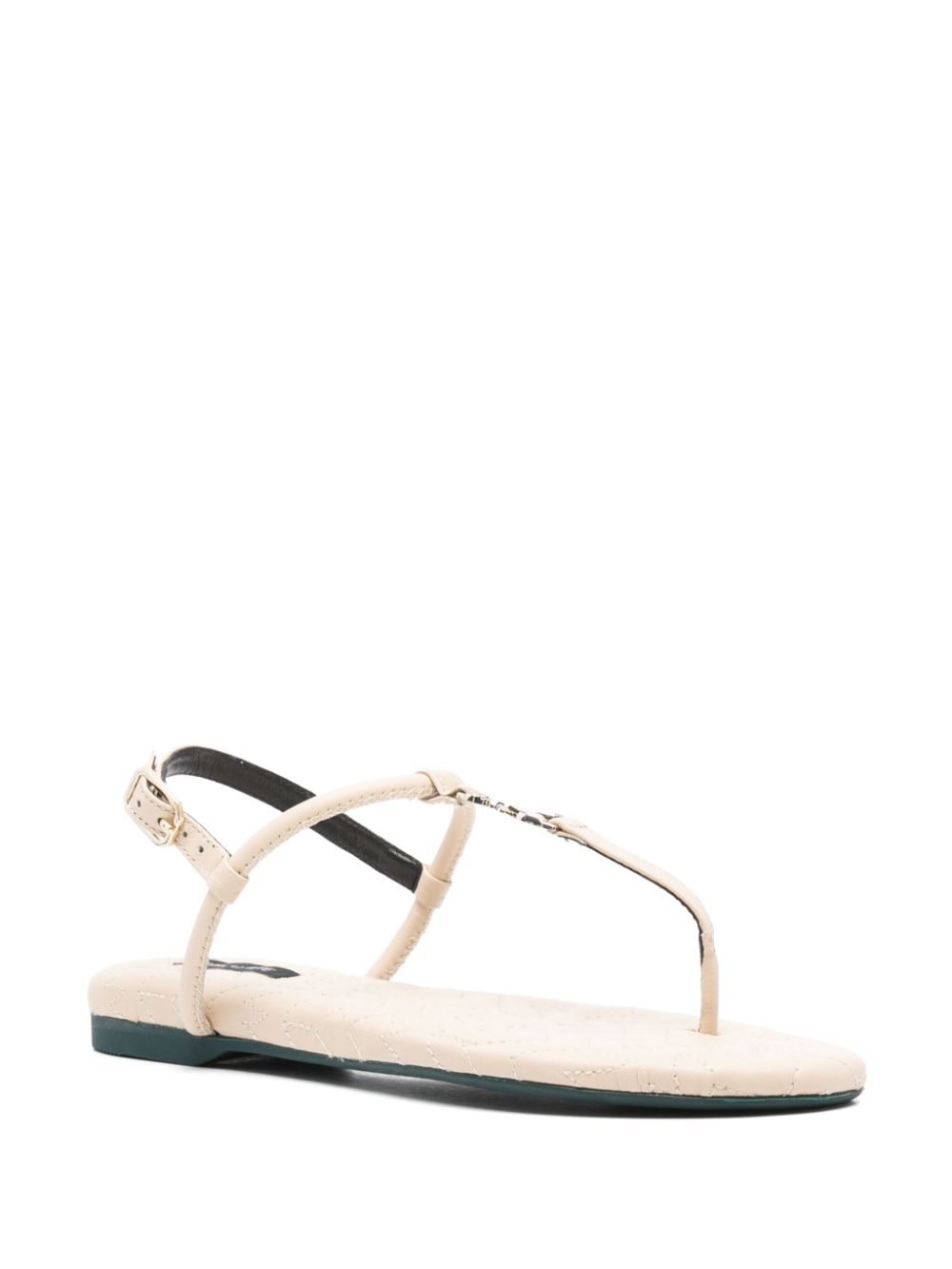 Patrizia Pepe Leren sandalen - Beige